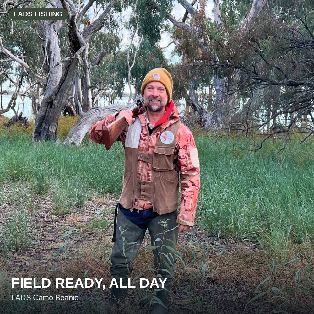 Field ready, all day - LADS Camo Beanie out in the field