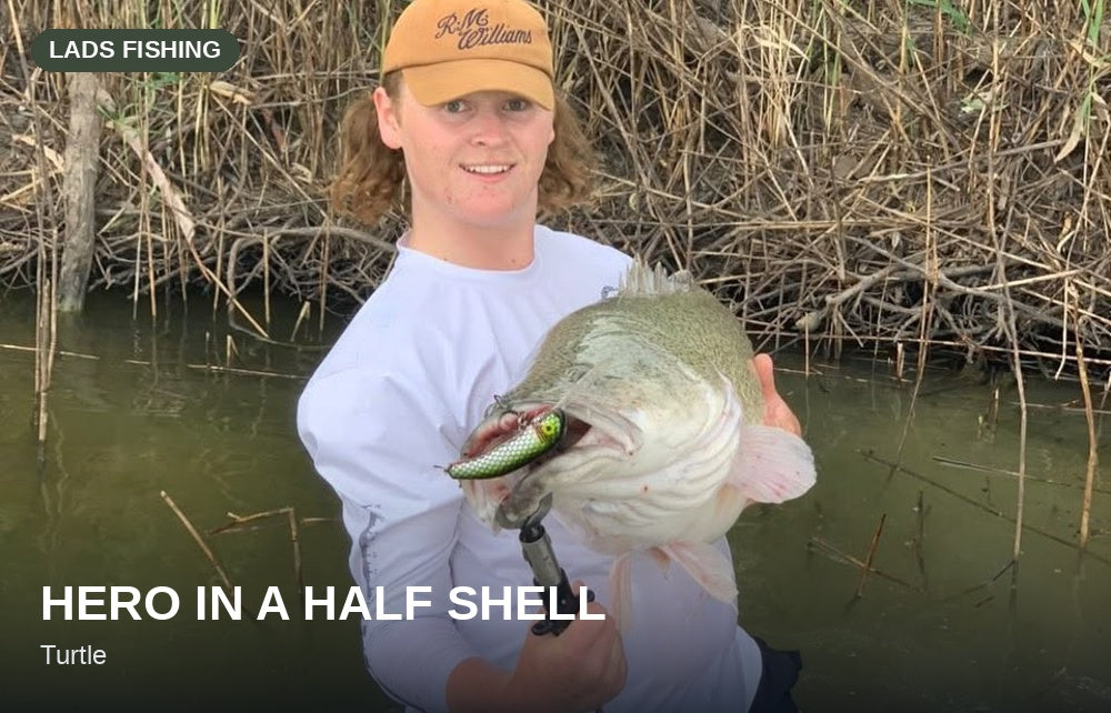 Hero in a half shell — caught on the Turtle Boofhead